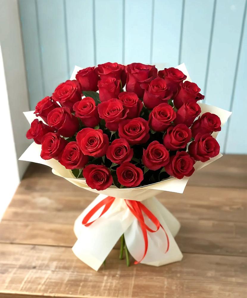 Букет 29 Красных роз в Бородках