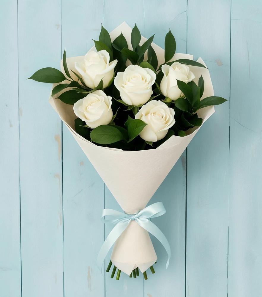 Букет цветов из: Розы в Бородках