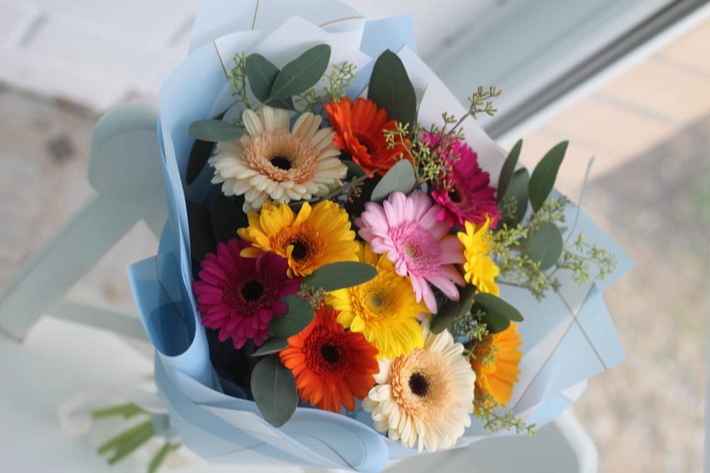 Букет цветов из: Герберы в Бородках