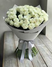 Букет 35 Белых роз #REPLACE_PRED# Бородках
