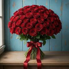 Букет Красные розы Блэк Меджик в Бородках