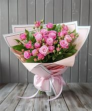 Букет Розовый кустик в Бородках