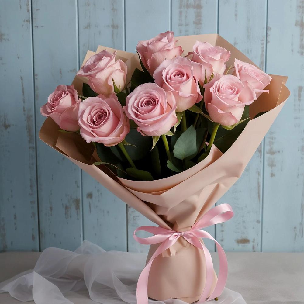 Букет цветов из: Розы в Бородках