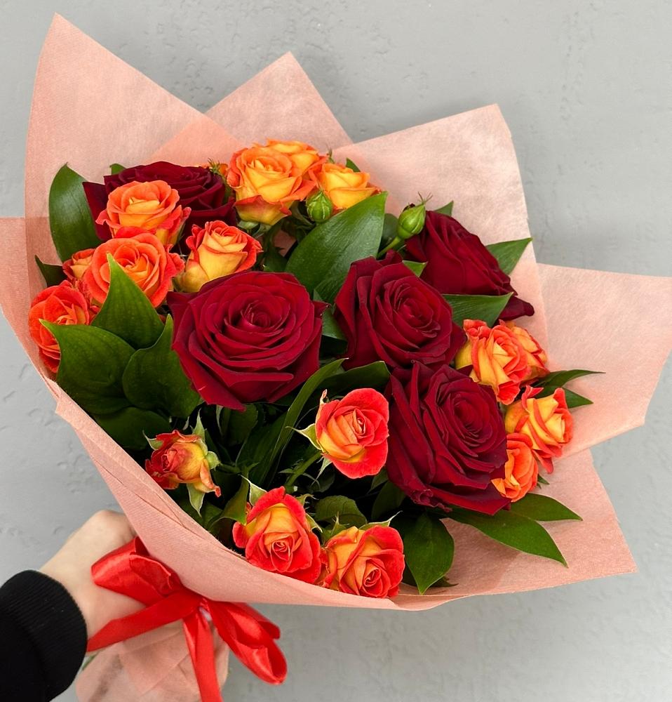 Букет Любовь и восторг в Бородках