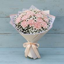 Букет цветов из:  Гвоздики в Бородках
