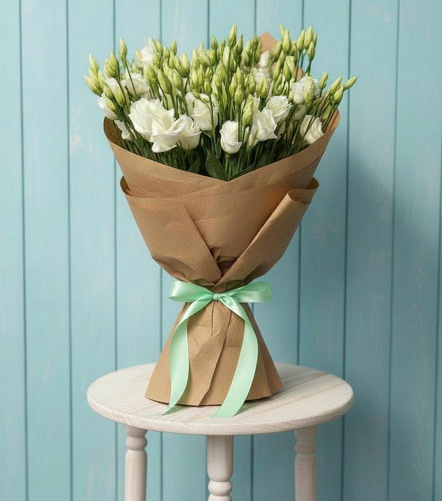 Букет цветов из: Лизиантусы в Бородках