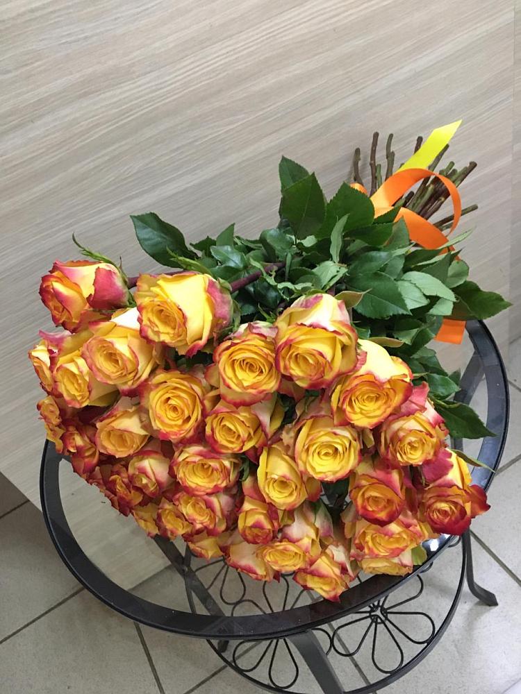 Букет Желтые розы в Бородках