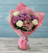 Букет цветов из:  Герберы в Бородках