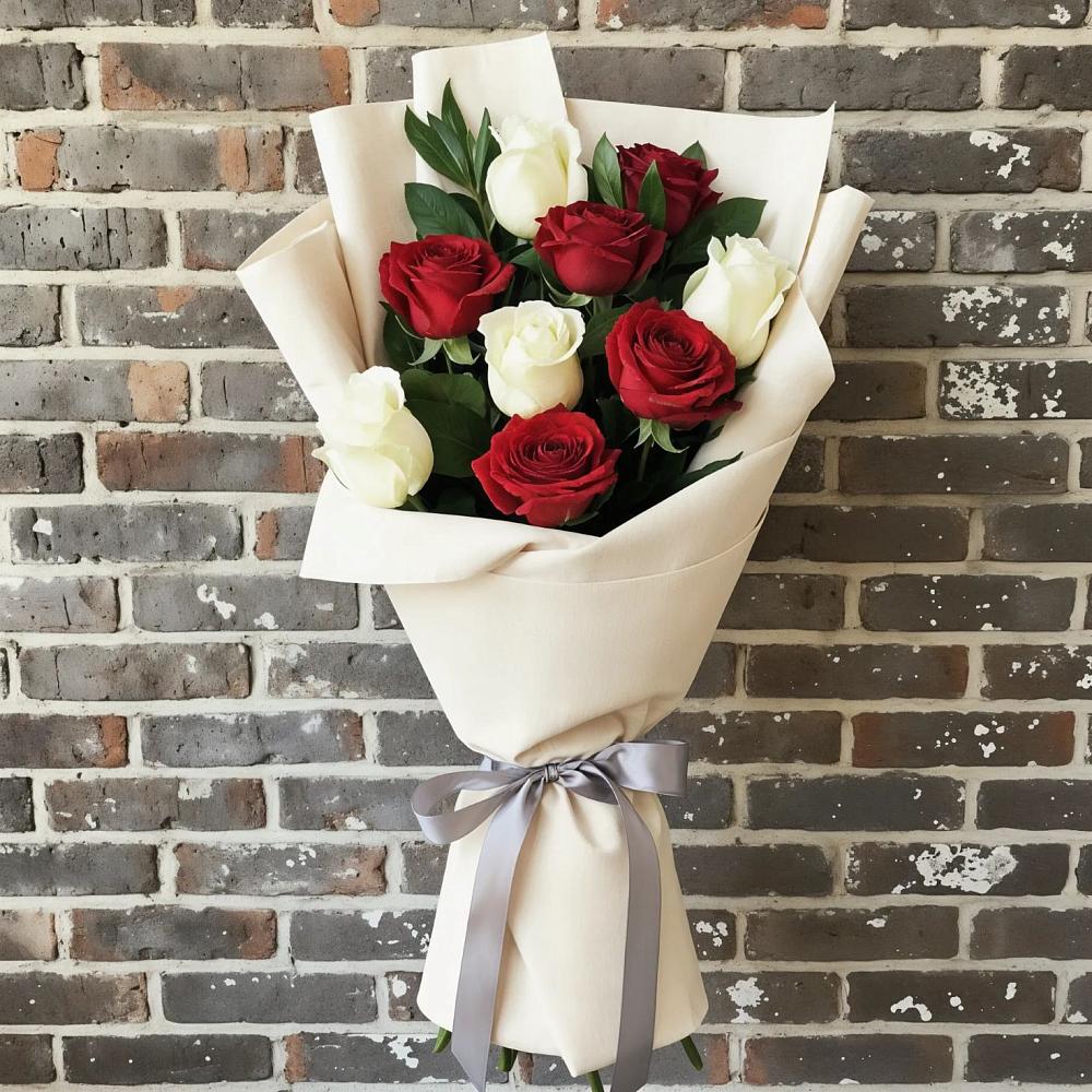 Букет цветов из: Розы в Бородках