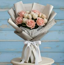 Букет цветов из:  Розы в Бородках