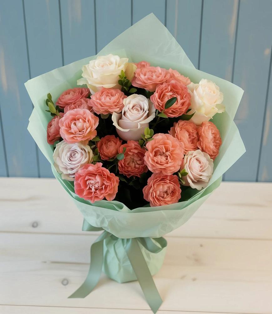 Букет цветов из: Розы в Бородках