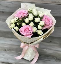 Букет цветов из:  Розы в Бородках