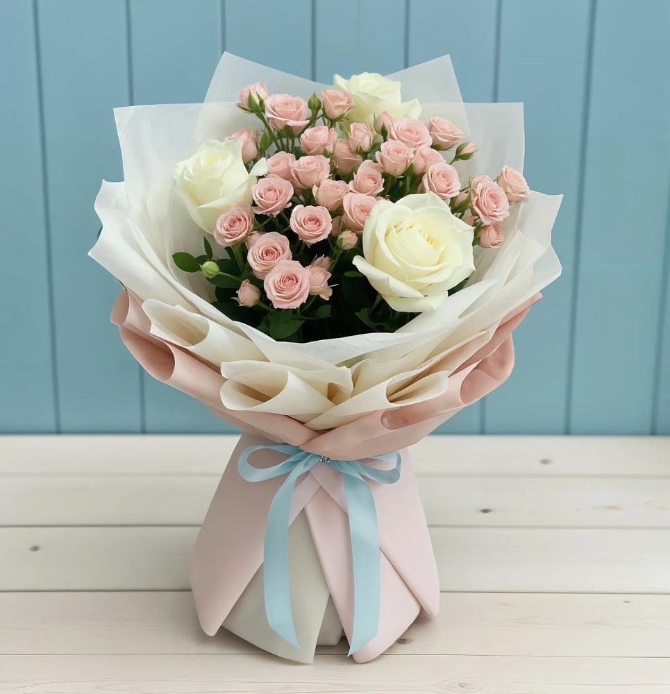 Букет цветов из: Розы в Бородках