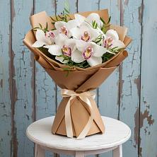 Букет цветов из:  Орхидеи и Розы в Бородках